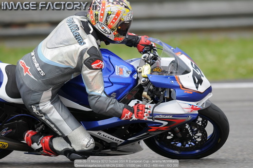 2008-05-11 Monza 3212 Suzuki GSX R European Cup - Jeremy McWilliams